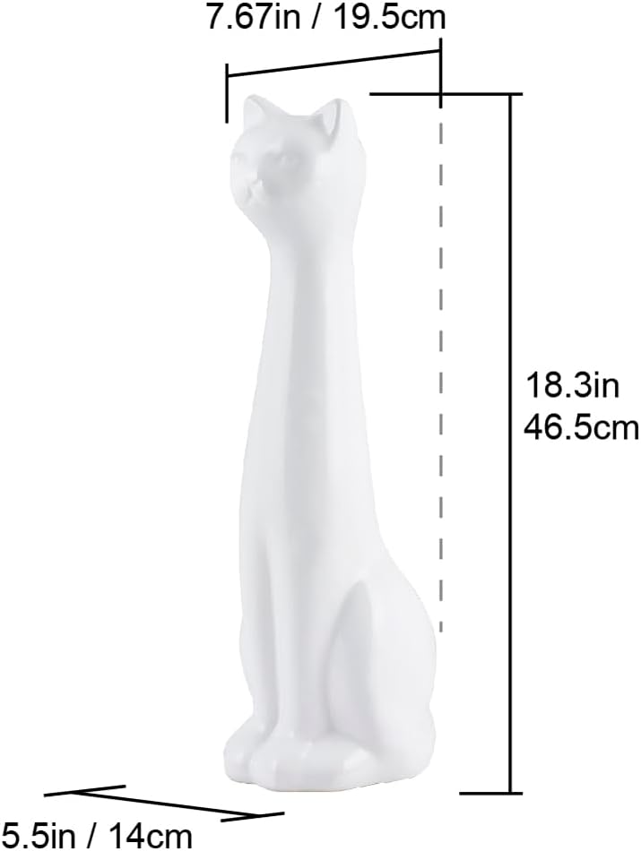 Allure Home Creation Cat Toilet Brush Holder 3-Piece Set