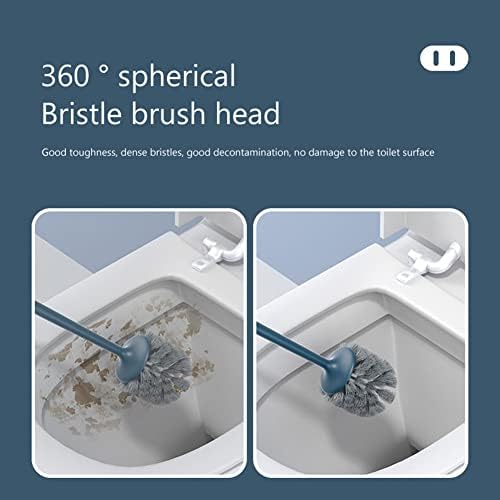 Petersty Cute Toilet Brush with Holder - Pink