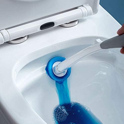 Leying Disposable Toilet Wand Cleaning System with Brush Heads