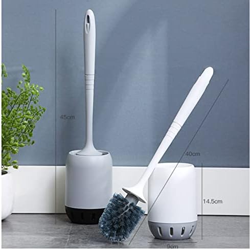 Toilet Brush Set with Soft Hair and Long Handle