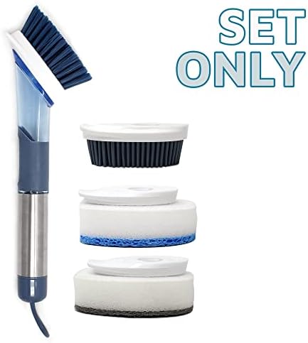 CBC Crown Toilet Brush with 4 Heads Extra Refill Set