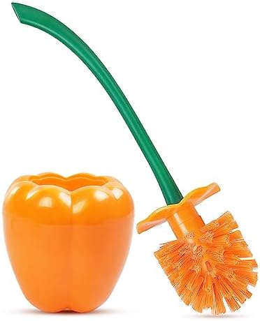 ADNIKIA Bell Pepper Toilet Brush with Holder