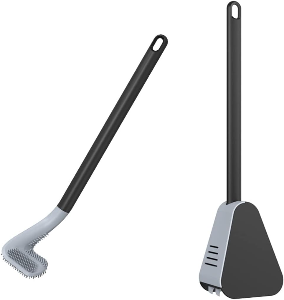 Ymombest Wall-Mounted Golf Ball Toilet Brush Set - No Drilling Required 1