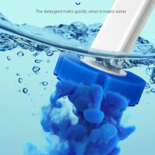 Disposable Toilet Brush with 12 Refills Blue