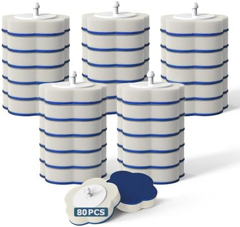 Tirmen Toilet Bowl Wand Refills 80 Count