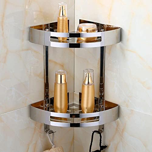 FINANCIALLY LIT 2-Layer Corner Caddy Shelf Organizer