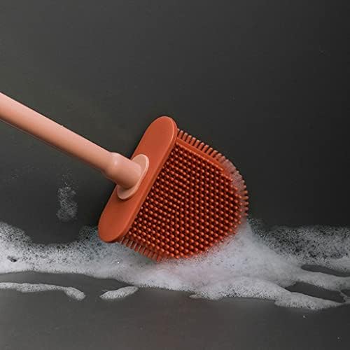 KAAZEE Toilet Brush Holder Set with No-Slip Handle and Flexible Bristles 1