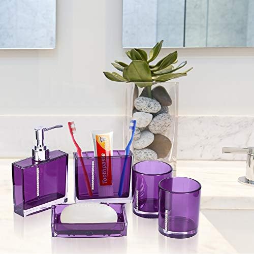 Greensen 5 Pcs Acrylic Bathroom Accessories Set