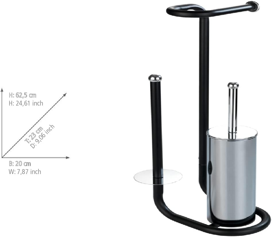 Wenko Toilet Brush Roll Holder Set