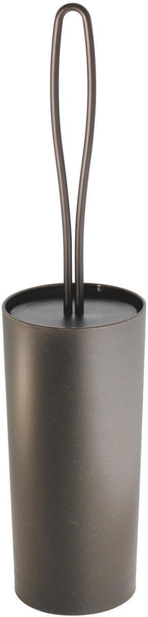 InterDesign iDesign Loop Toilet Bowl Brush and Holder - Bronze 1