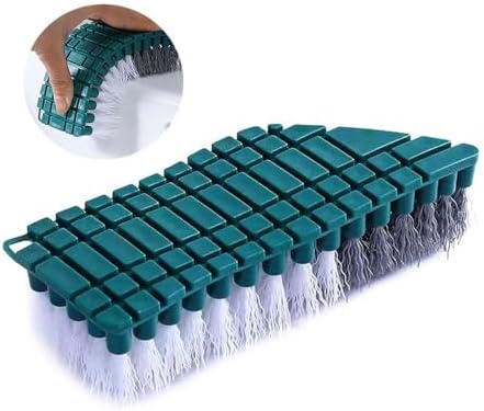 Oniapro V-Shape Toilet Scrub Brush Bendable Non-Slip