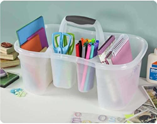 LKOP Clear Shower Storage Organizer Wall Shelf