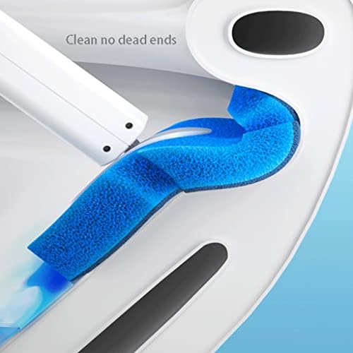 Disposable Toilet Brush with 12 Refills Blue