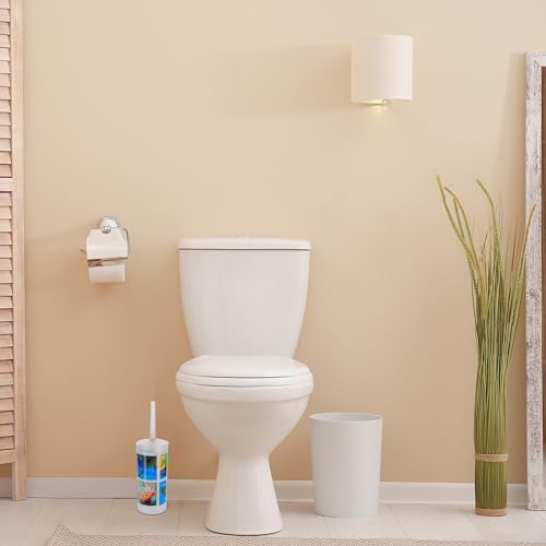 Efficient Plastic Toilet Brush with Bold Island Design