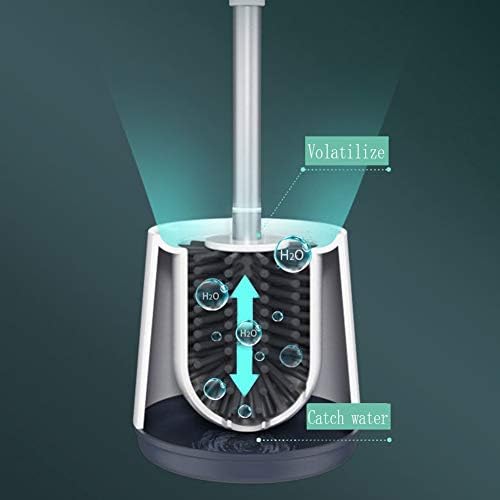 Leying Toilet Brush with Auto Open Close Holder