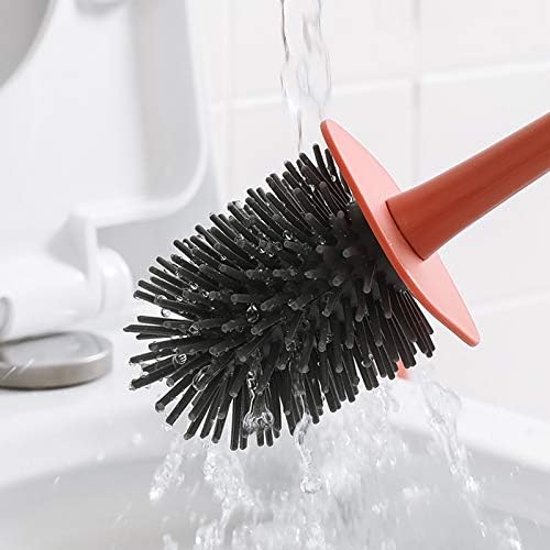 UNNS Wall-Mounted Toilet Brush with TPR Head and Holder 1
