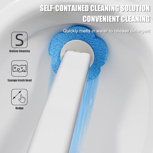 CERECO Toilet Brush with 36 Refill Heads