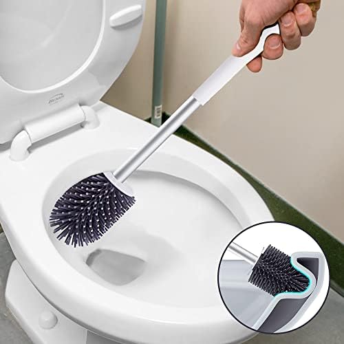 BOOMJOY Floor Scrub Brush Toilet Brush Set