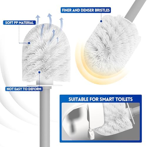 Y-in Hand 2 Pack Toilet Brush Holder Set 1