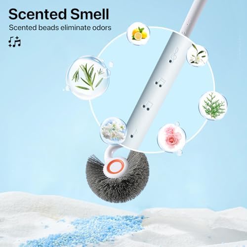 Chijoo Scented Toilet Brush with Holder and Hook