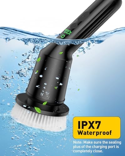 Electric Spin Scrubber with IPX7 Waterproof 3 Speeds