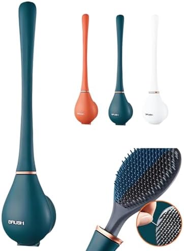 Vevogem Modern Flexible Silicone Toilet Brush Set 1