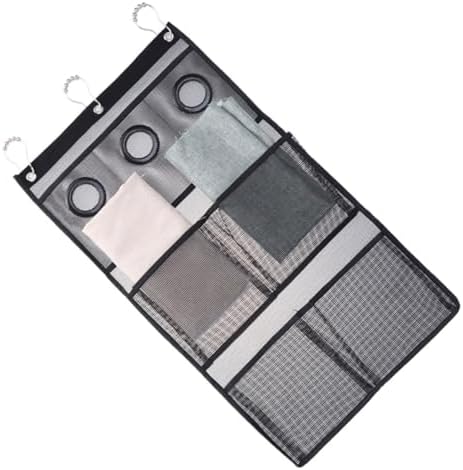 DECHOUS 3 Hooks 7 Sections PVC Mesh Shower Organizer