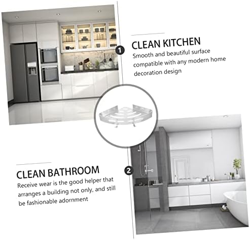 Zerodeko 2-Tier Aluminum Shower Organizer with Hooks