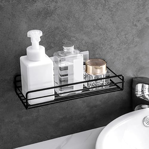 Sturdy Metal Shower Caddy with Drainage and Space Saving Design