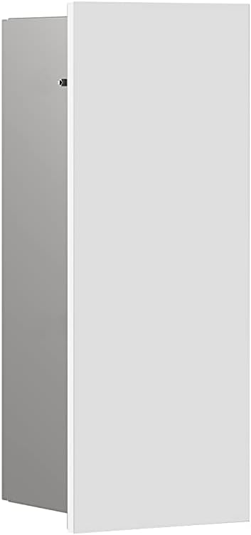 EMCO ASIS Pure Flush-Mounted Toilet Brush Set Module White 1