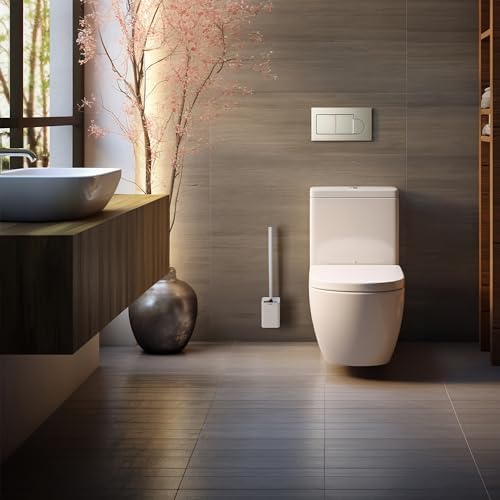 Broombi Sani-Flex Toilet Brush with Drip-Less Holder