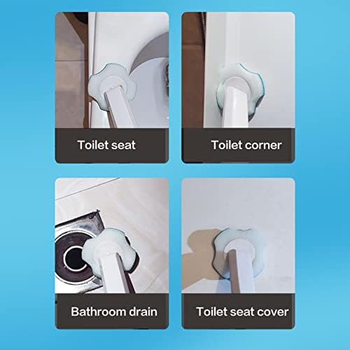 Qinlorgo Toilet Brush Set with Holder and Cleaning Liquid 1