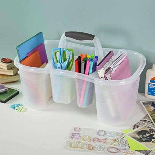 LKOP Clear Shower Storage Organizer Wall Shelf
