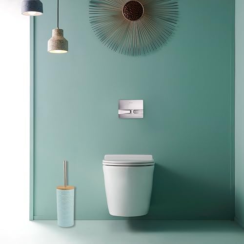 HAIJUFX Toilet Brush Holder Set - Baby Blue