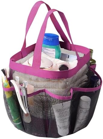 FINANCIALLY LIT 2 Pack Pink Shower Caddy Bag