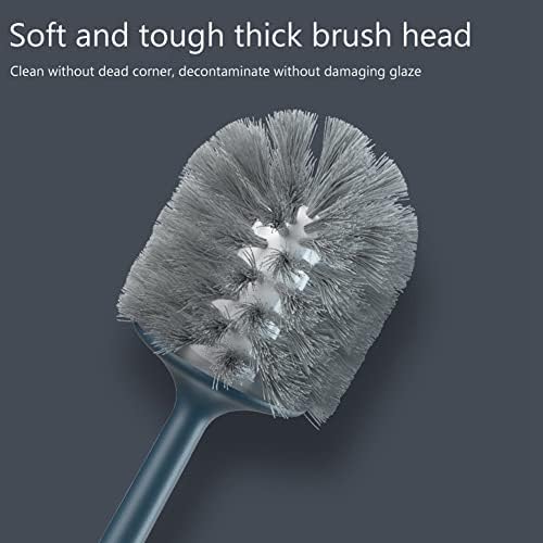 Petersty Cute Toilet Brush with Holder - Pink