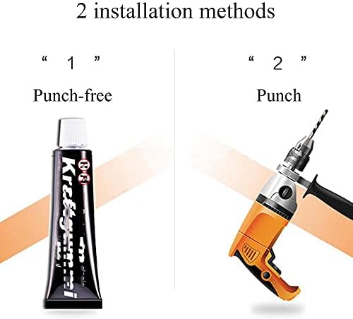 Toilet Brush Set with Holder - Durable Wall Mount for Bathroom