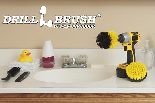 Drillbrush 2-Piece Shower Cleaning Brush Set