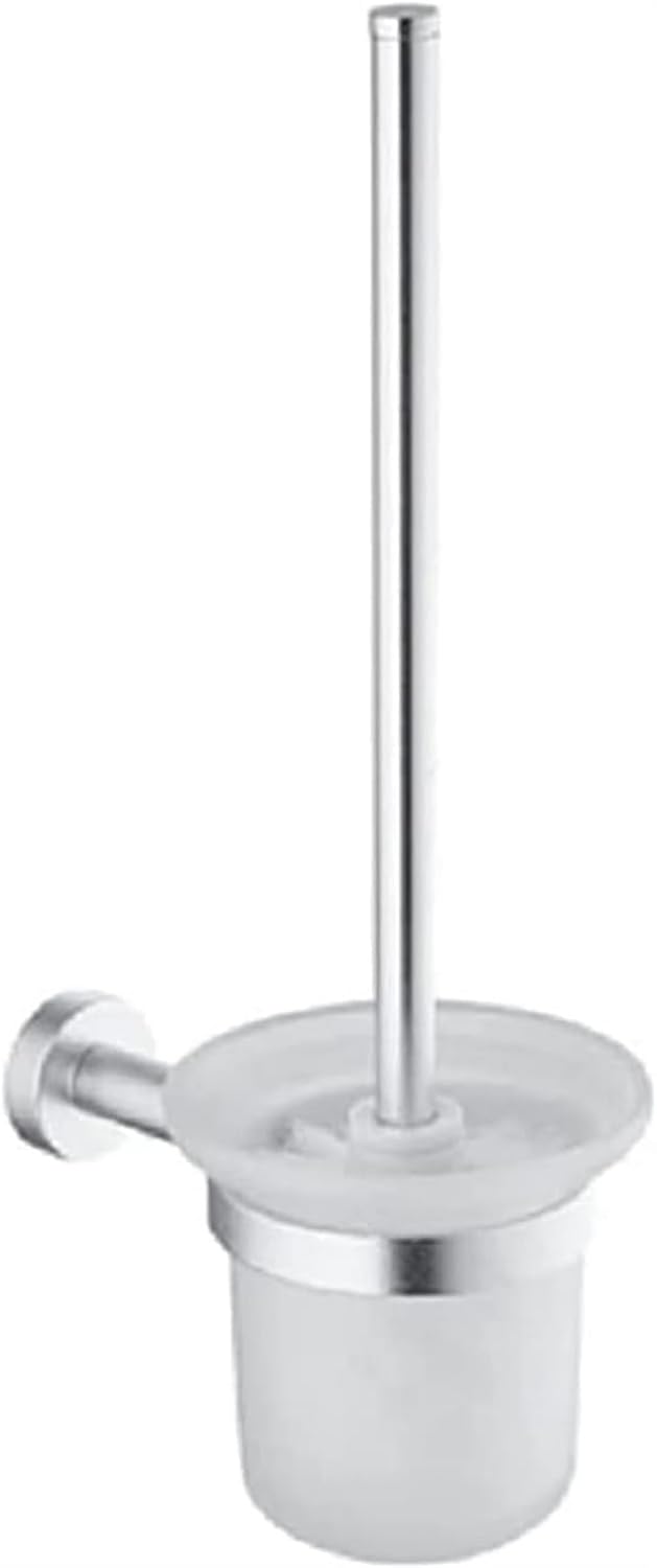 DLUXCA Toilet Brush Holder with Glass Caddy
