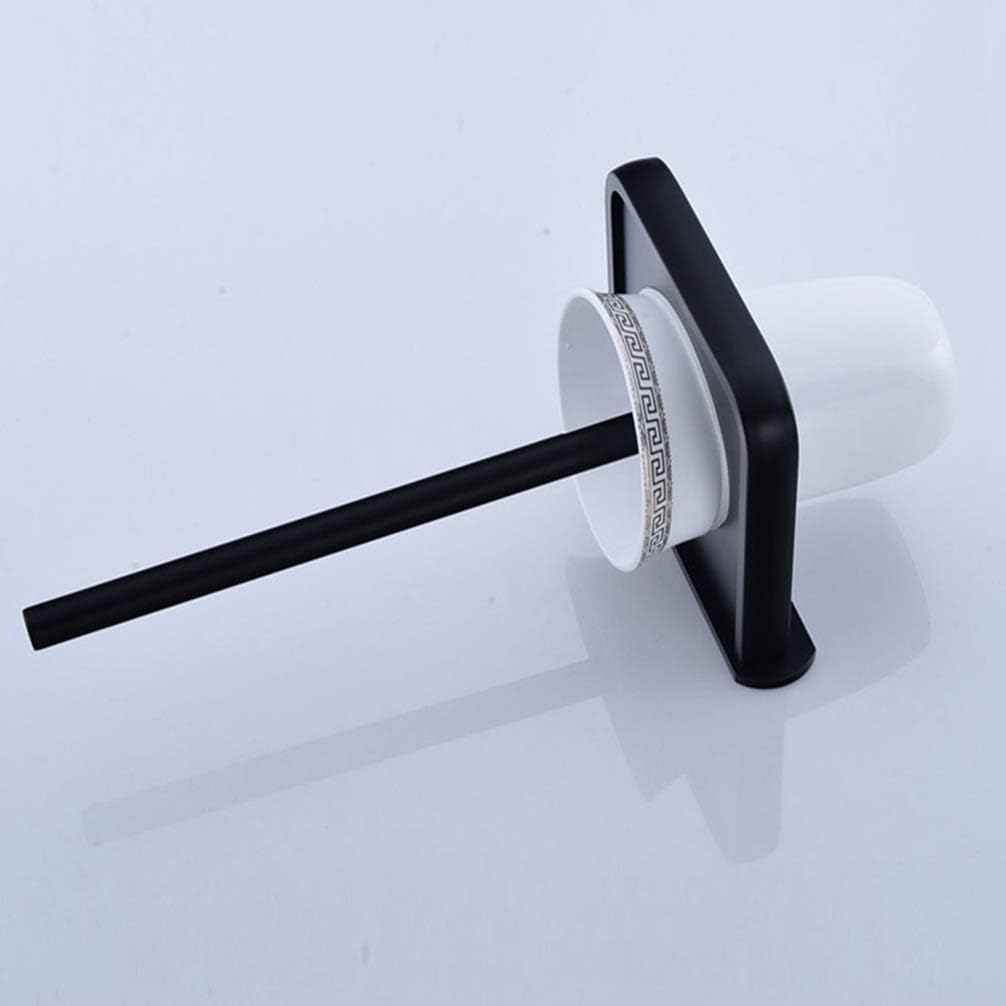 LUDSUY Bathroom Brush Holder with Storage Rack