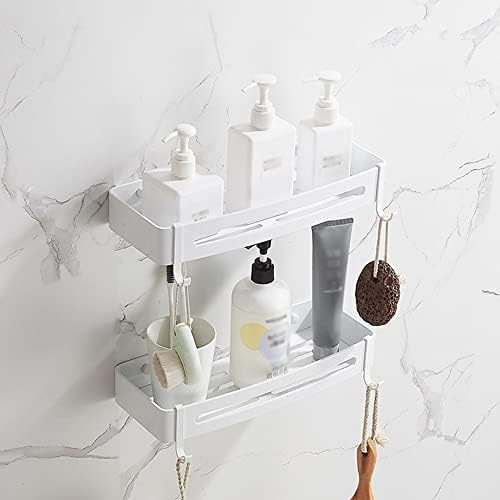 ANNBKA Triangle Aluminum Shower Caddy White Style 3