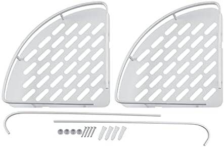 Senrusa Aluminum Dual Tier Shower Caddy Shelf