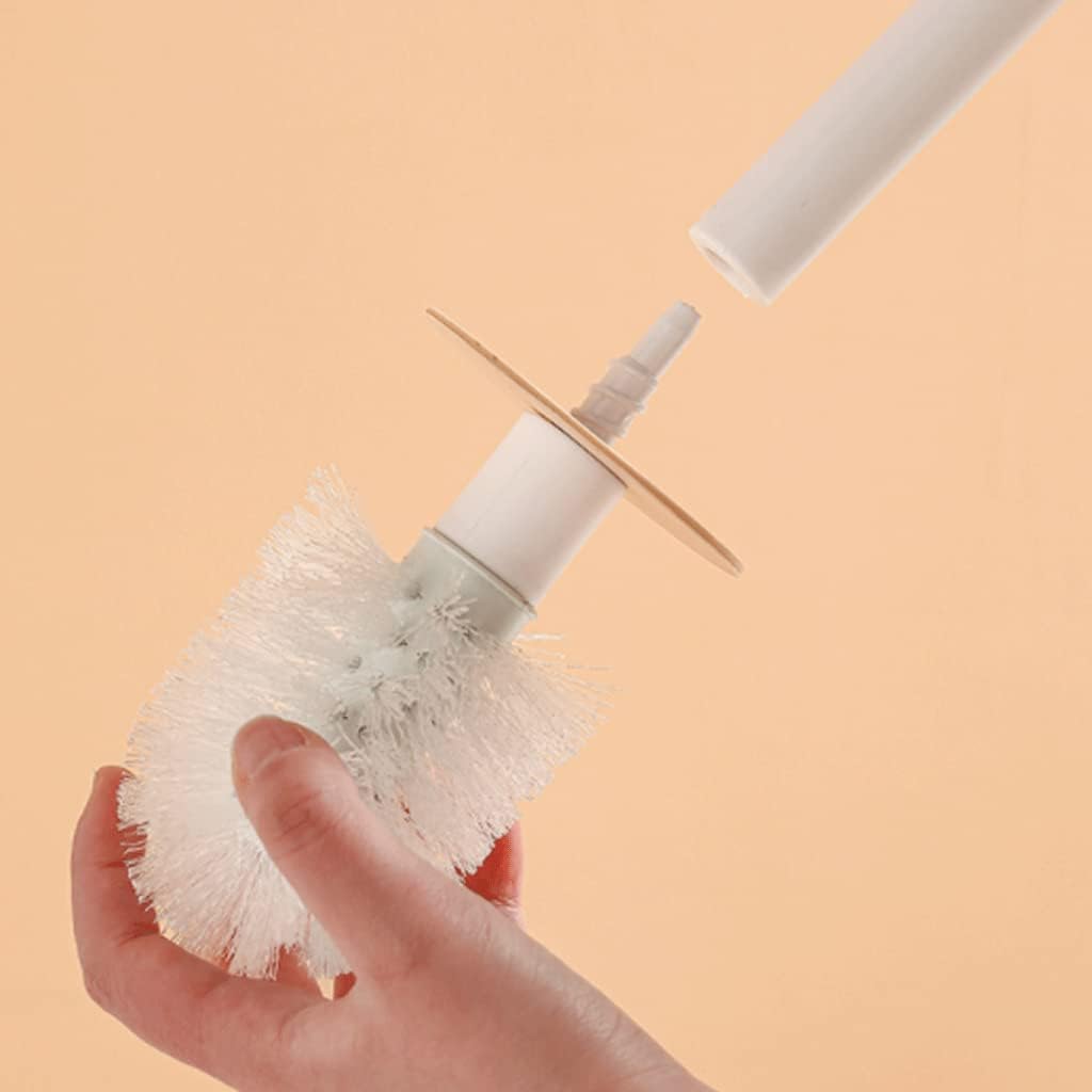 SUREK Soft Fine Toilet Brush with Holder