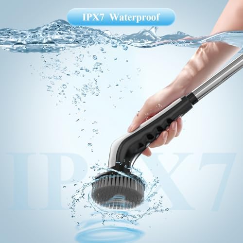Elegoro Electric Spin Scrubber with 3 Speeds and 9 Brush Heads