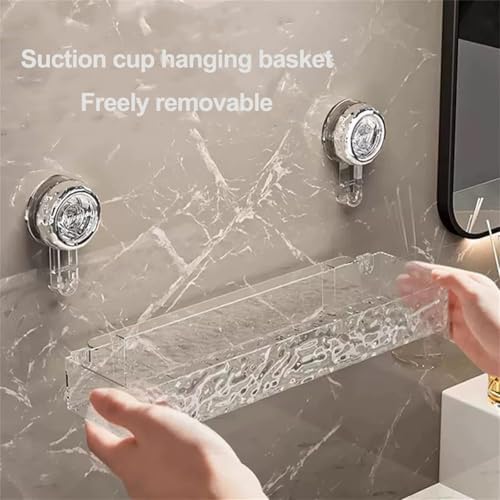Corrugated Suction Cup Storage Holder 1-Clear