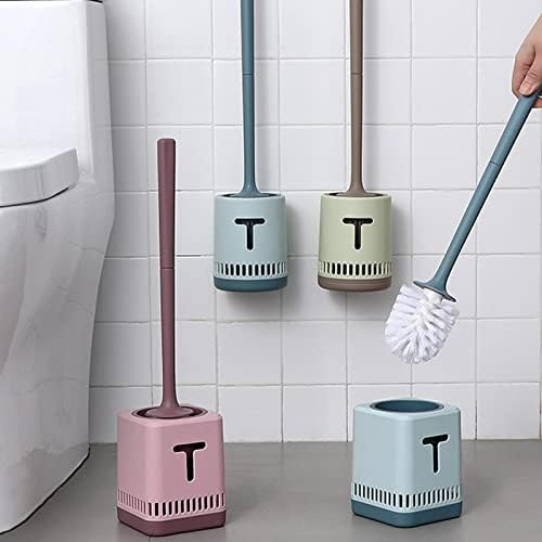 Durable Toilet Brush with 360 Cleaning Handle