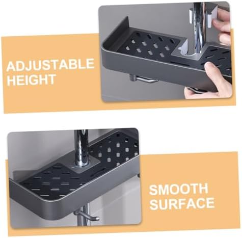 BRIGHTFUFU Shower Bar Basket Organizer for Bathroom Essentials