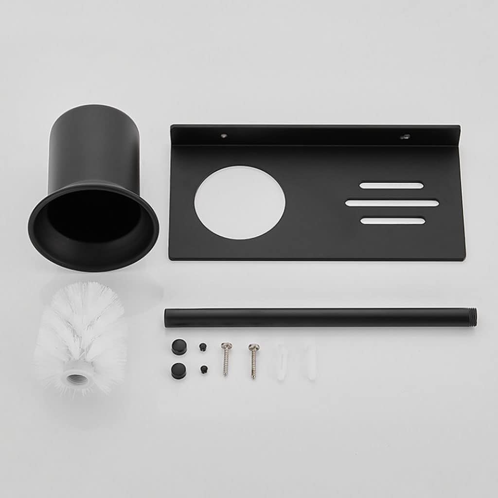 INKTUS Toilet Brush with Holder and Long Handle for Bathroom Cleanliness
