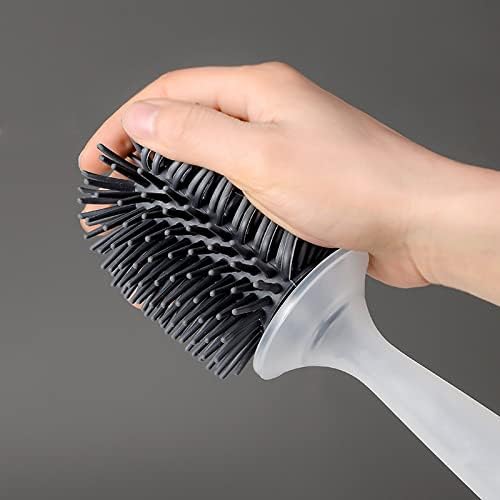 Round Head Liquid Toilet Brush with Hanging Hook