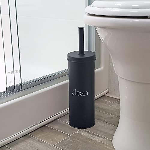 AuldHome Design Farmhouse Toilet Brush Holder Set